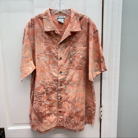 Columbia River Lodge short sleeve button down shirt lightweight men's large - Picture 1 of 5